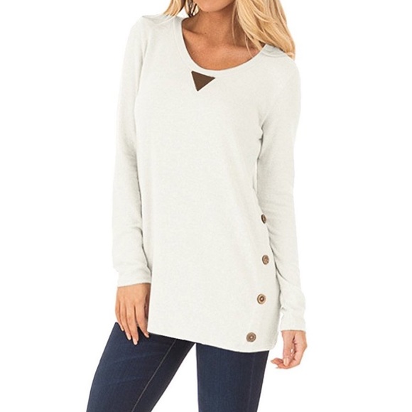 Crewneck Sweatshirts Loose T Shirt Blouse Top - Picture 2 of 5